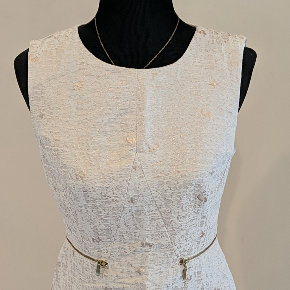 Eci metallic cocktail dress